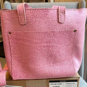 Portland Leather Bubblegum Pink mini crossbody